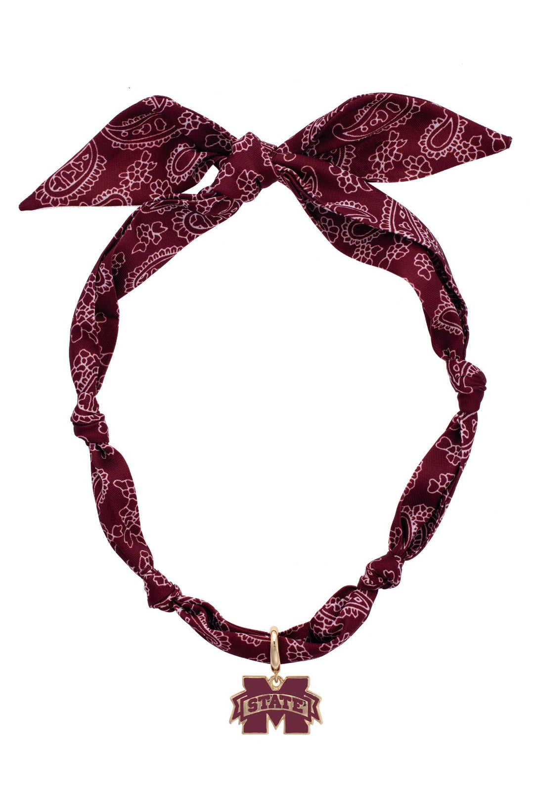 Mississippi State Scarf Necklace