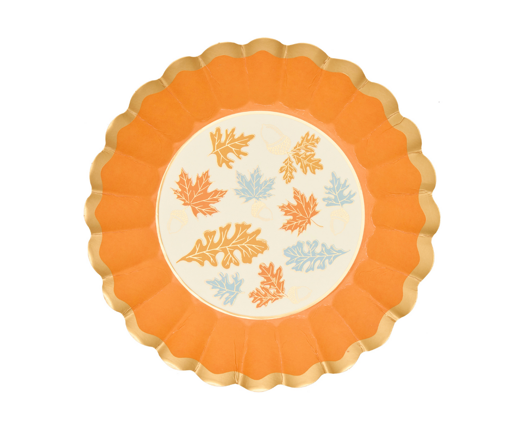 Gilded Harvest Salad Plates