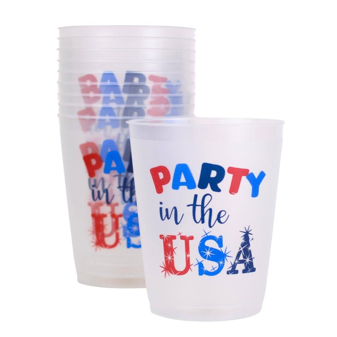 Party in the USA Frost Flex Cups