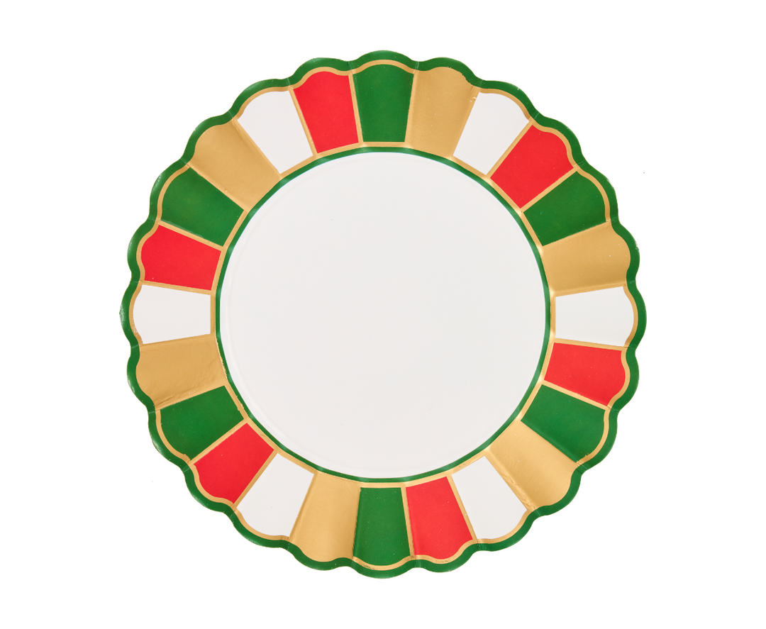Joyful Christmas Salad Plates