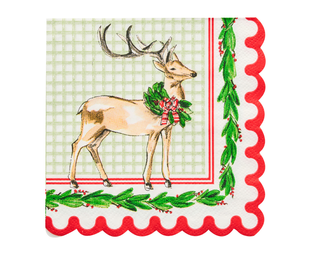 Holly Berry Cocktail Napkins