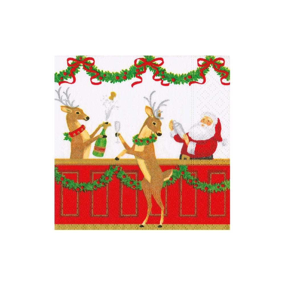 Santa's Bar Napkin