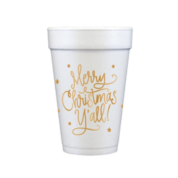 Merry Christmas Y'all Cups