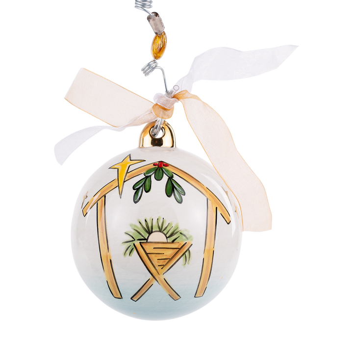 Peace on Earth Nativity Ornament