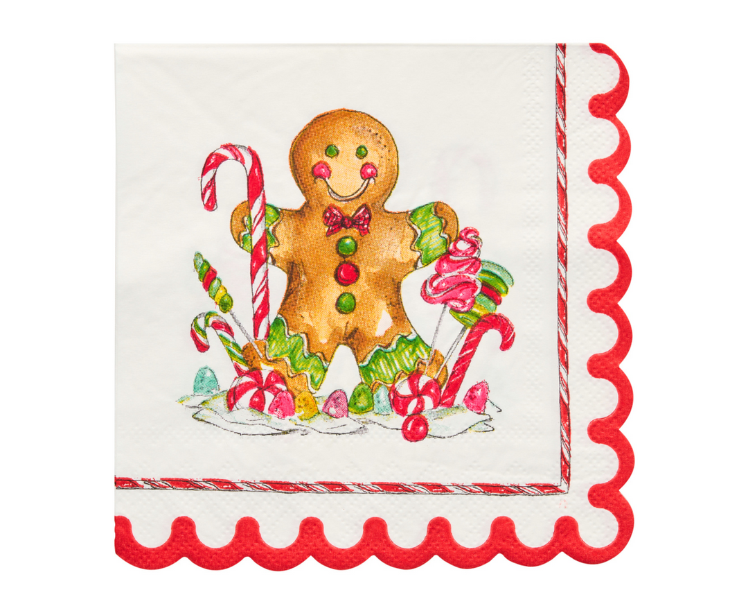 Gingerbread Cocktail Napkins