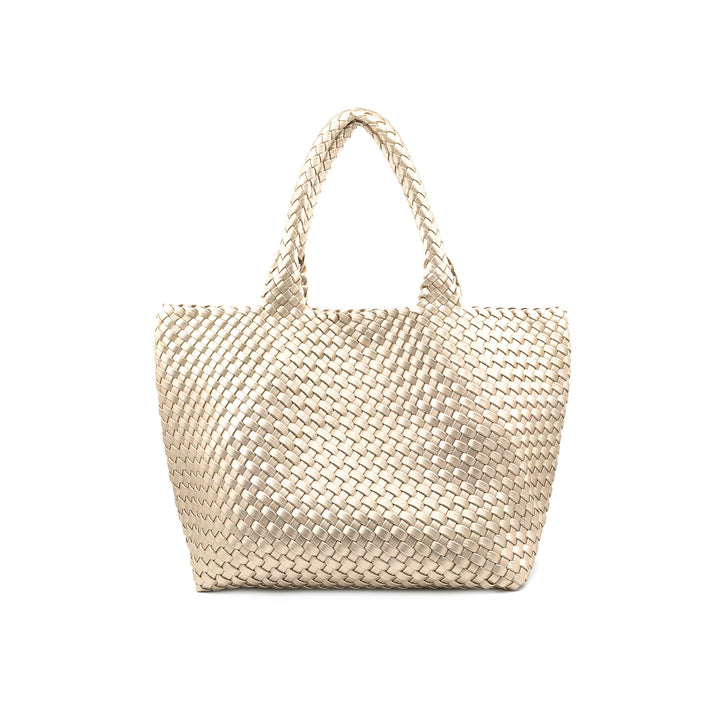 Woven Tote Shoulder Bag