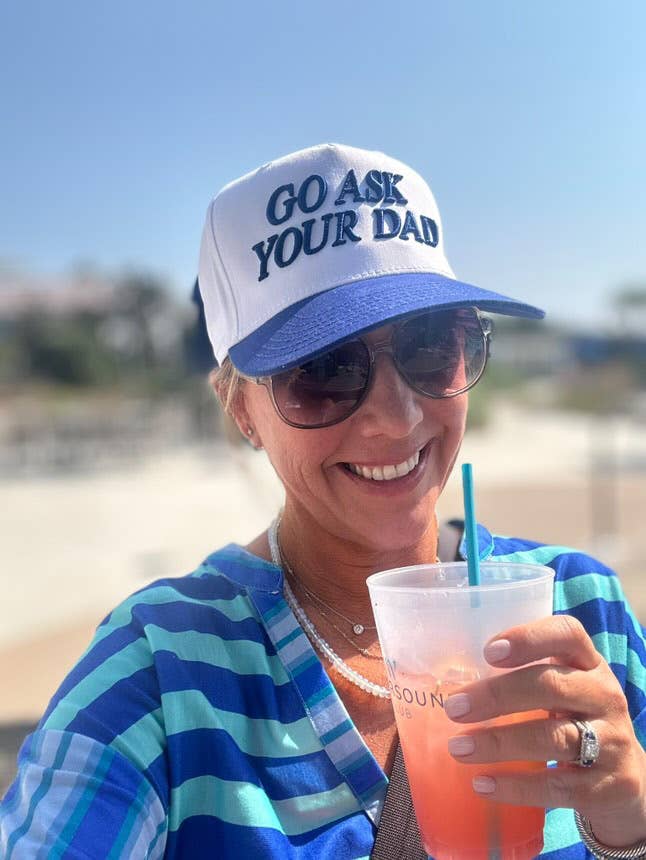 Go Ask Your Dad Two Tone Hat