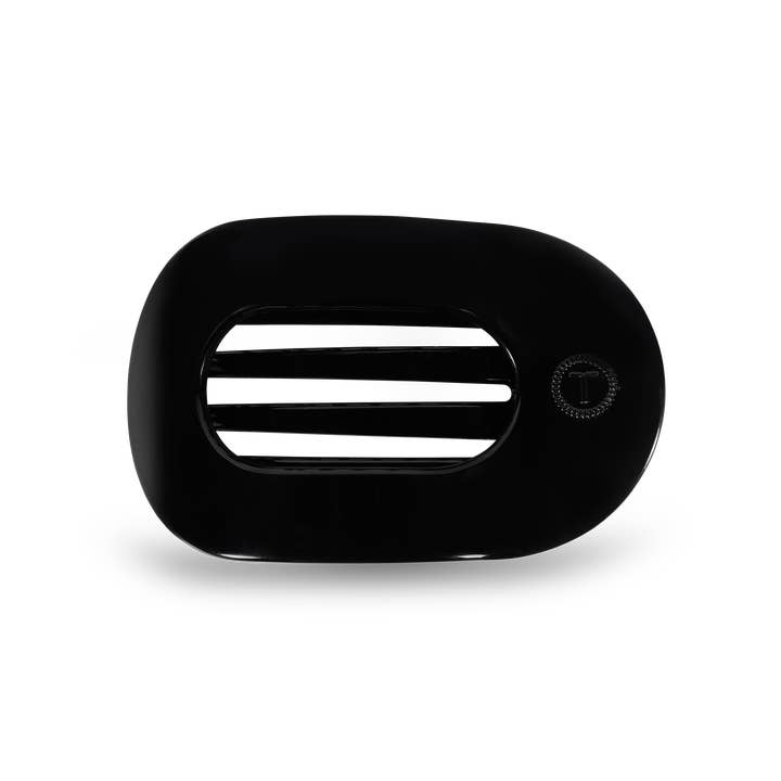 Teleties Black Flat Hair Clip