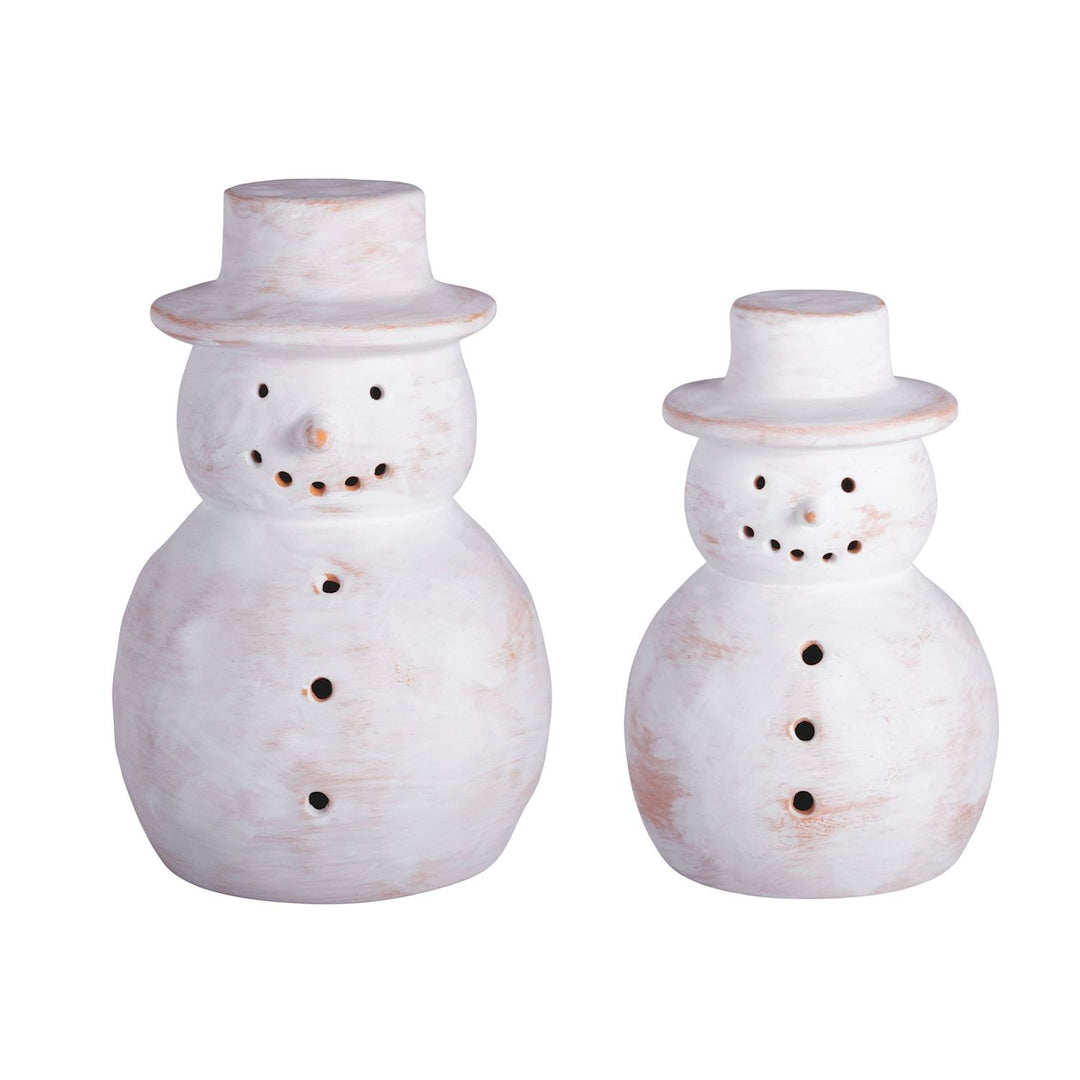 Terracotta Snowman