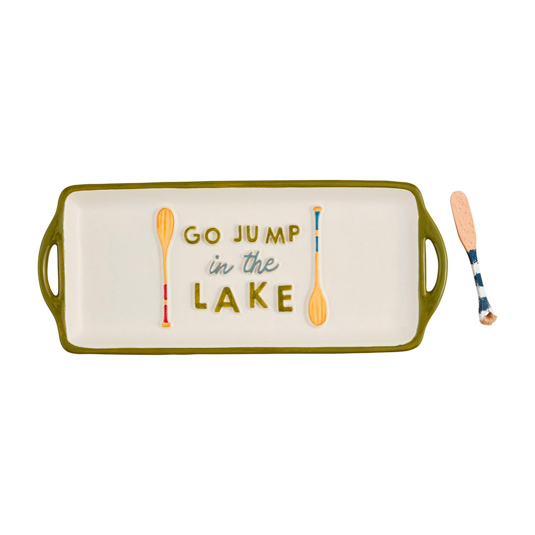 Go Jump In The Lake Serving Set