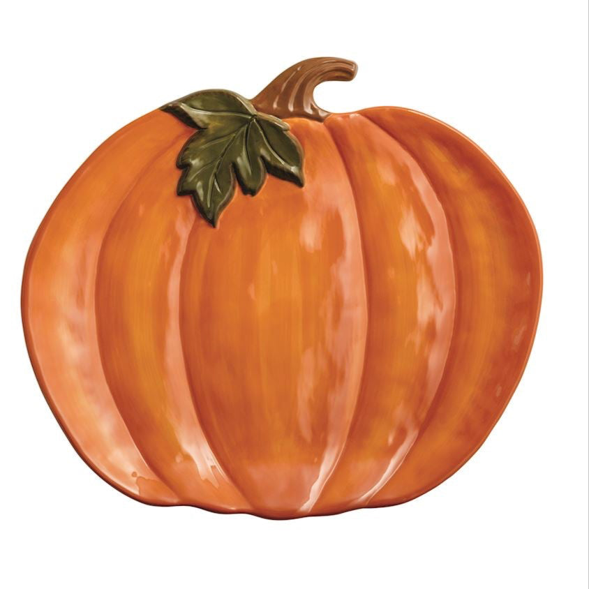 Pumpkin Stoneware Platter