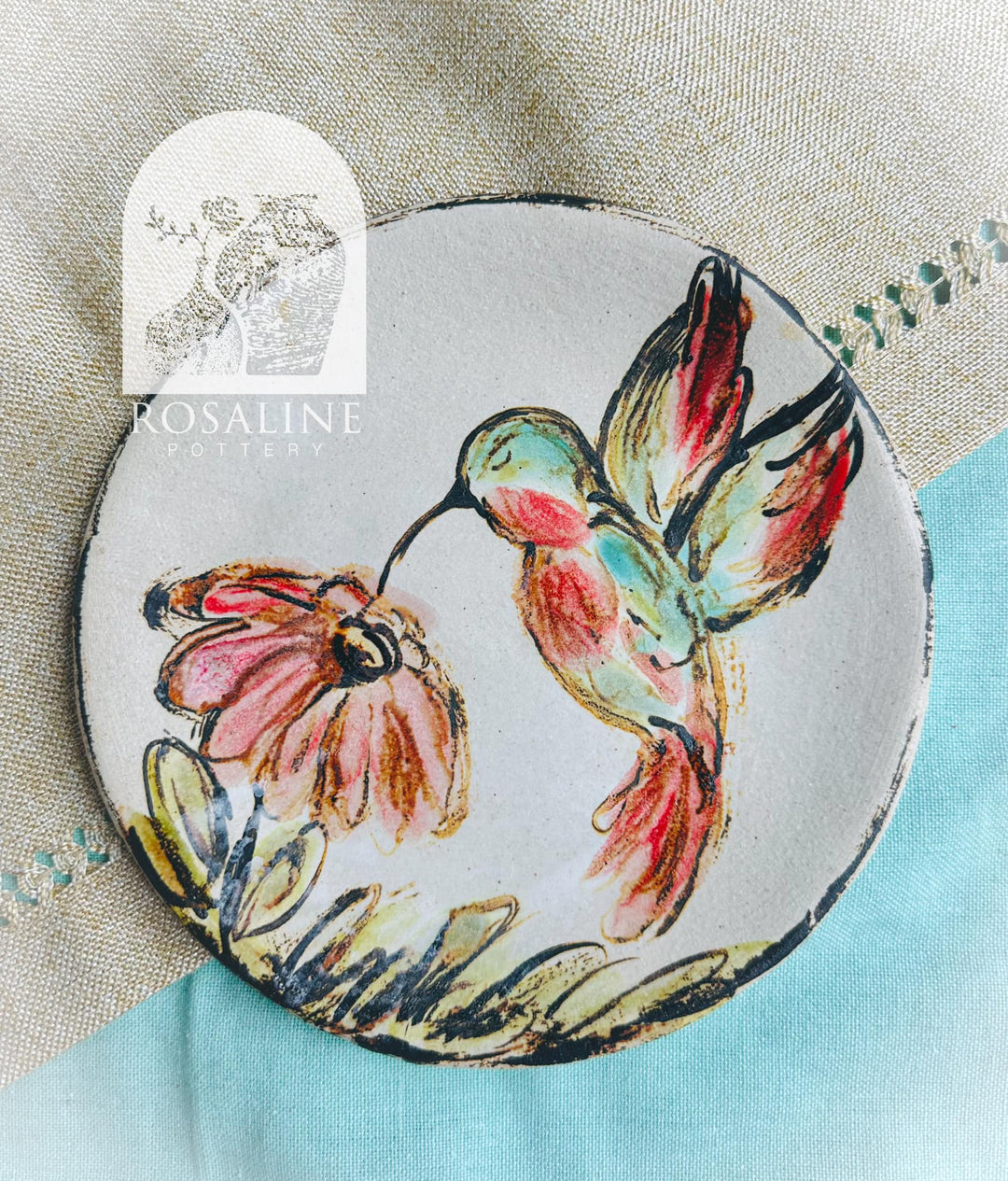 Hummingbird Salad Plate