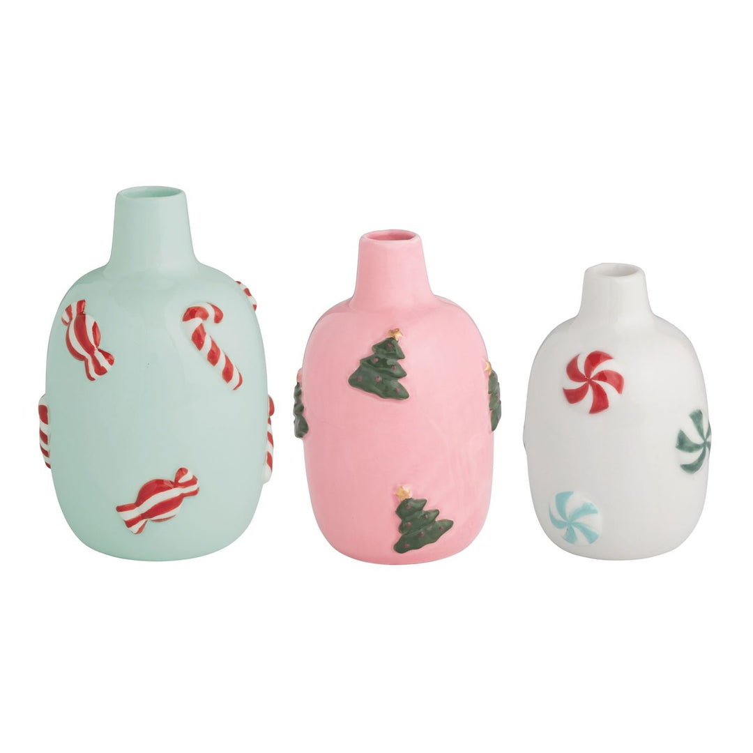 Christmas Bud Vases
