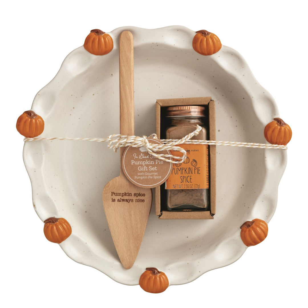 Pumpkin Pie Plate Gift Set