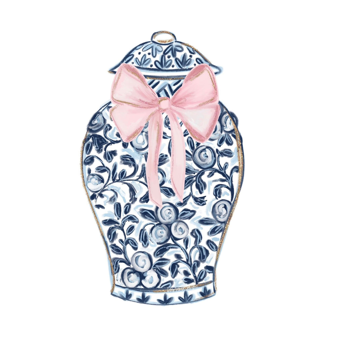 Ginger Jar Door Hanger