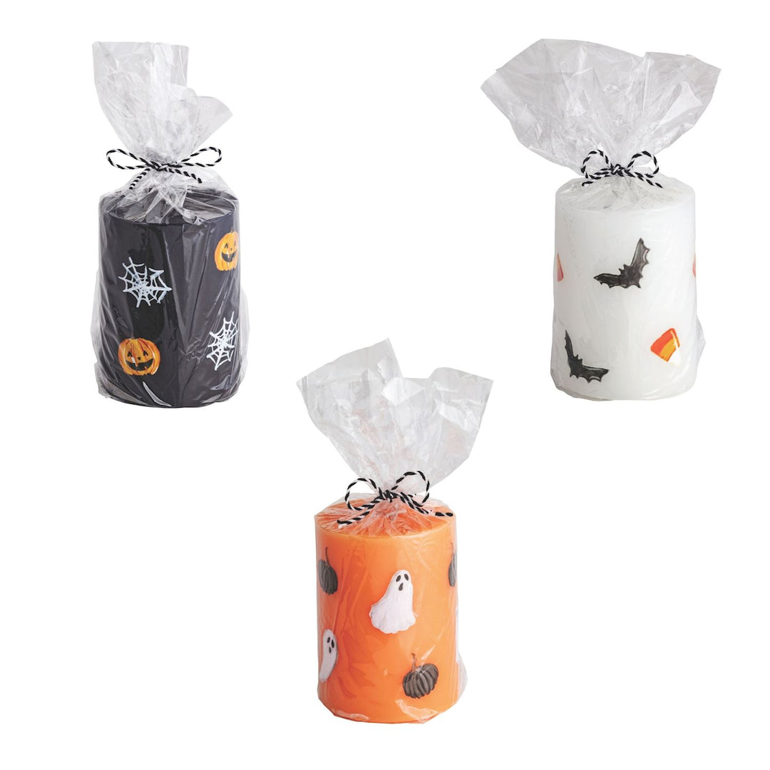 Handpainted Halloween Pillar