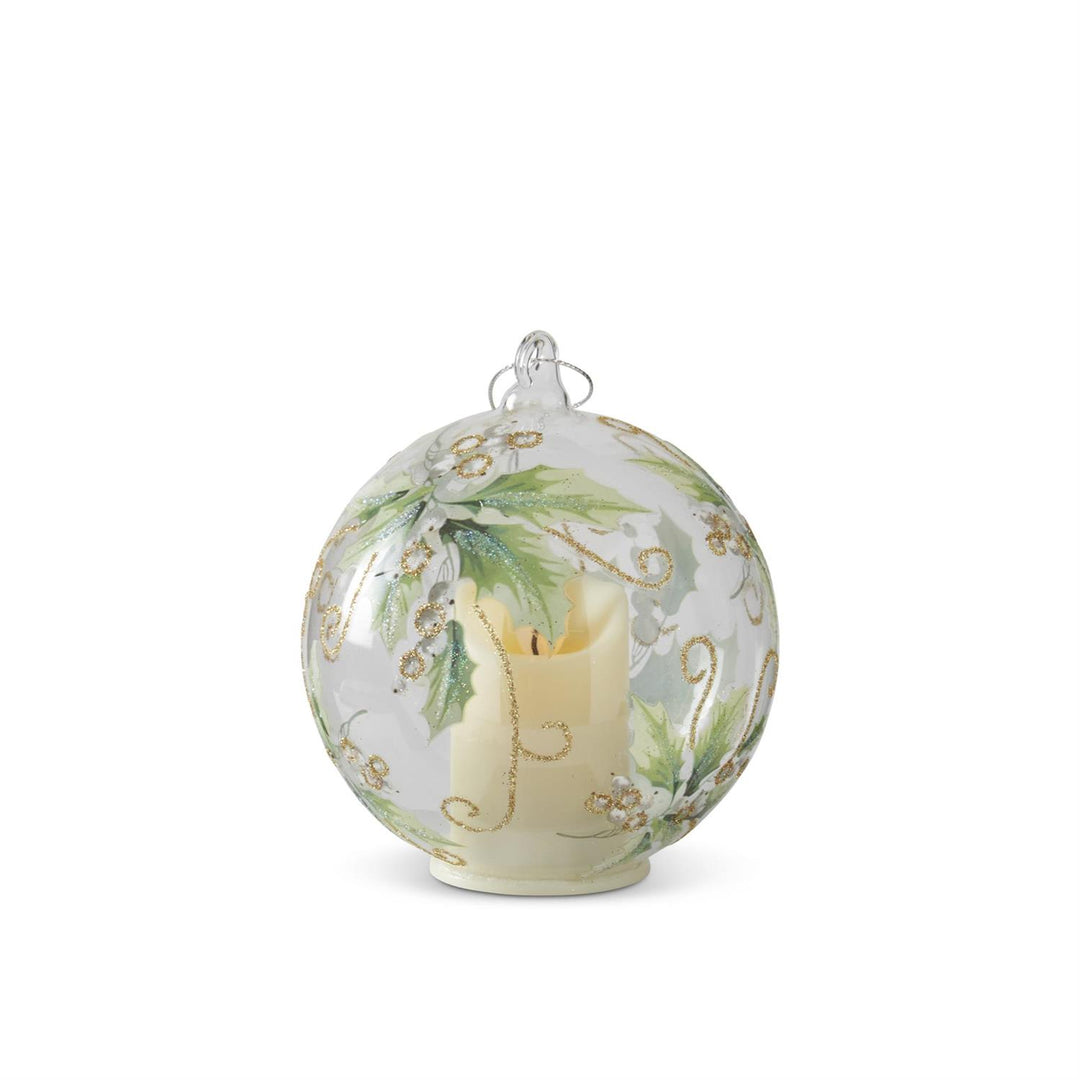 Holly & White Berries Clear