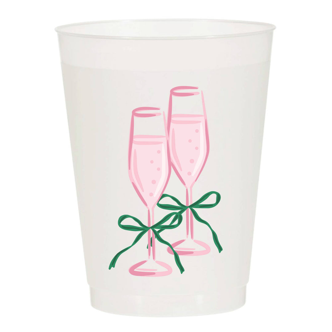 Champagne is For Celebrating Frosted Cups