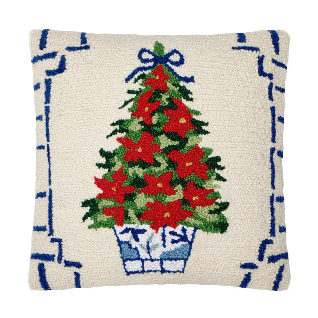 Chinoiserie Tree Hooked Pillow