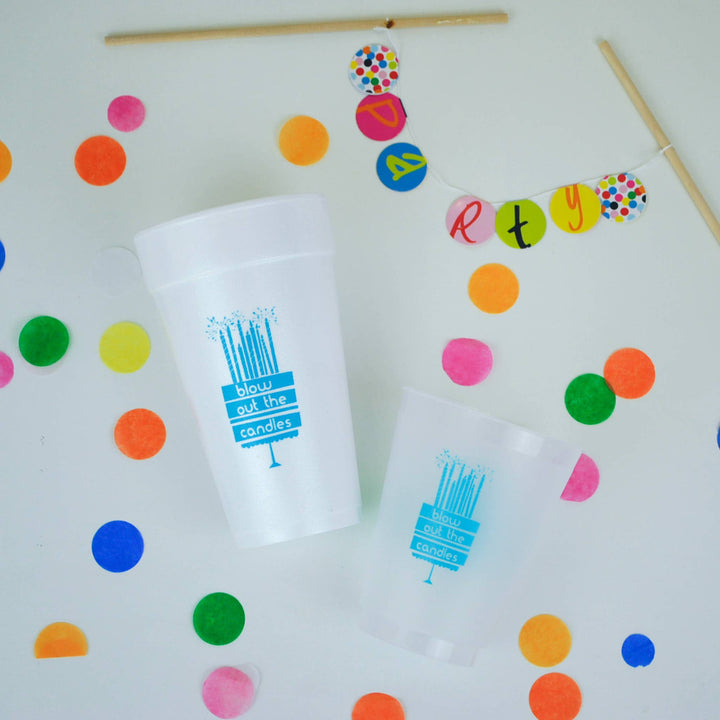 Birthday Cake Styrofoam Cup
