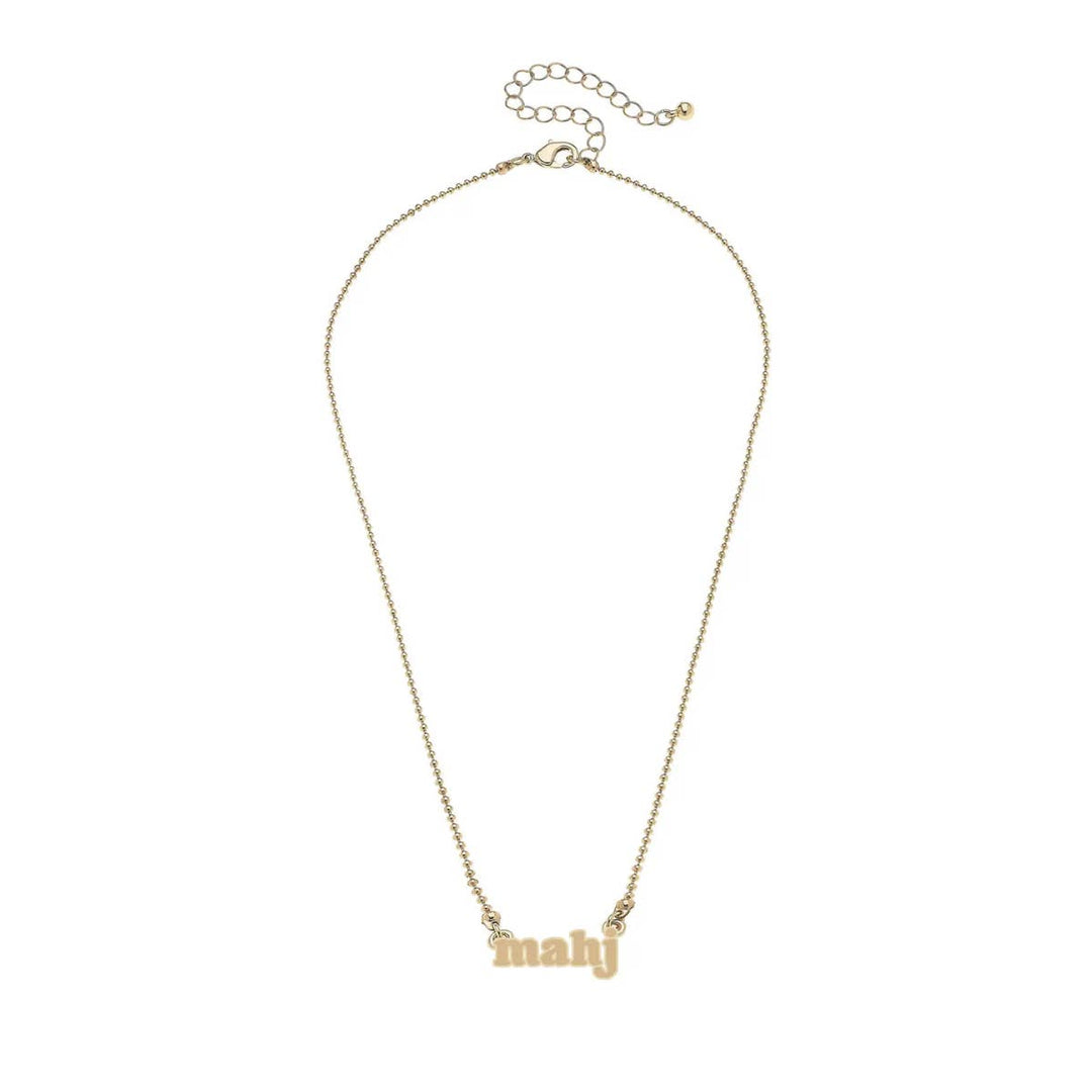 Mahj Gold Necklace