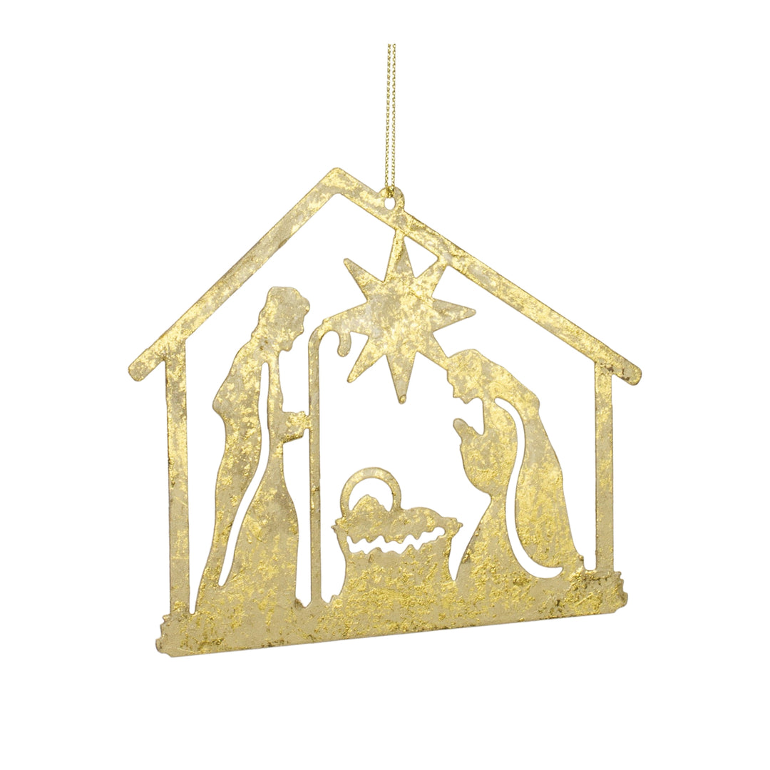 Holy Family Metal Ornament