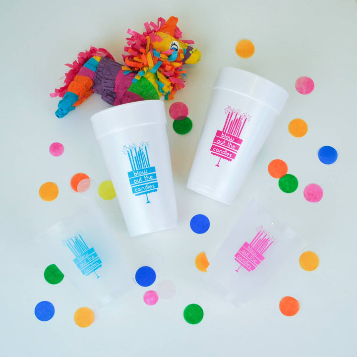 Birthday Cake Styrofoam Cup