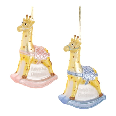 Baby's First Christmas Giraffe Ornament