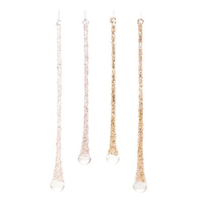 Teardrop Sparkle Ornament