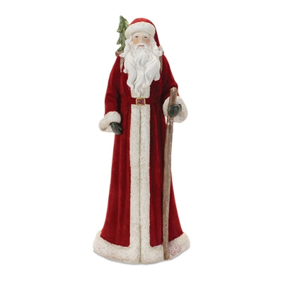 Tall Santa Figurine, 14.5"H