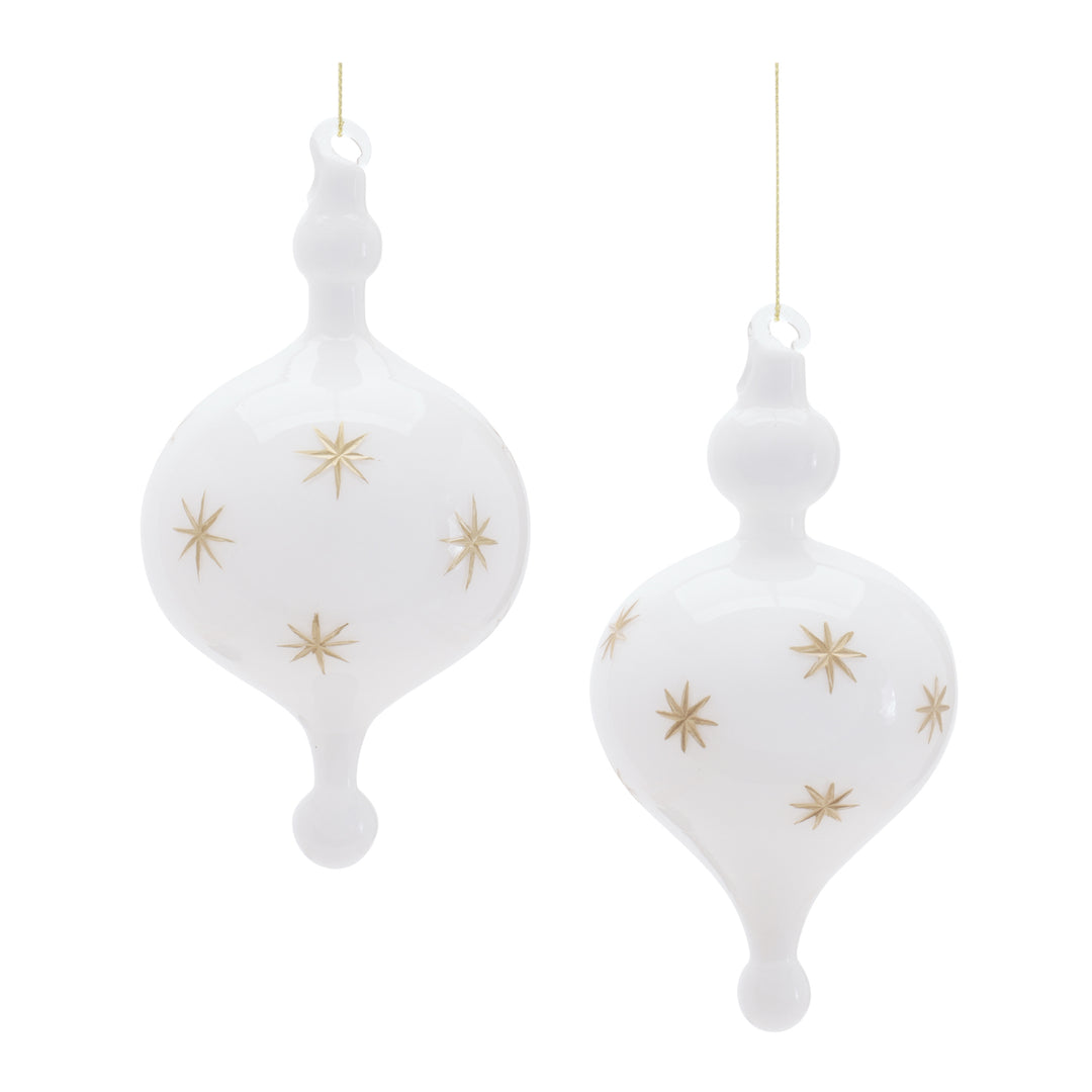 Gold Star Finial Ornament