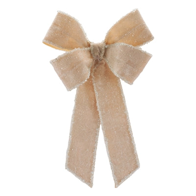 Gold Bow Ornament, 13.5"H