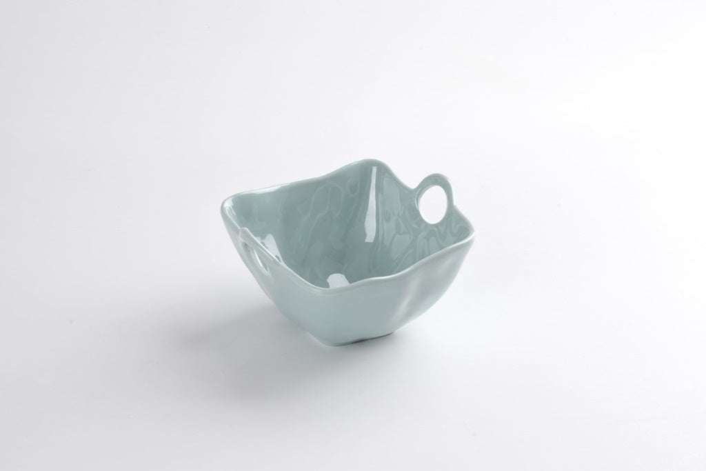 Aqua Melamine Snack Bowl