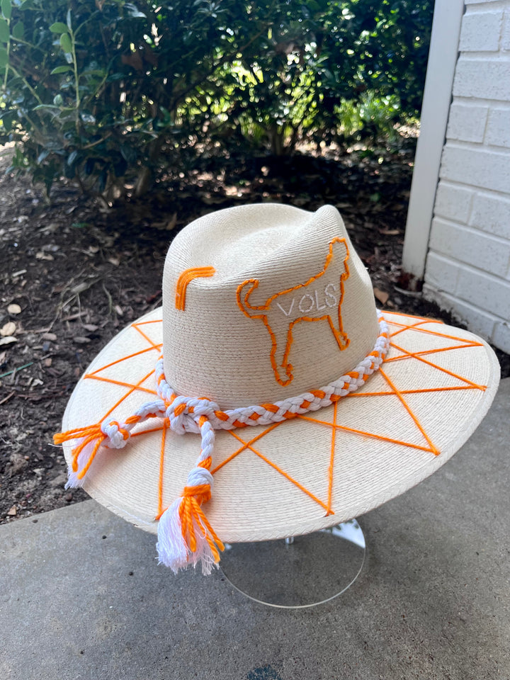 Natural Palm Smokey Straw Hat
