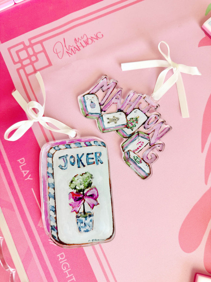 Mahjong Christmas Ornaments