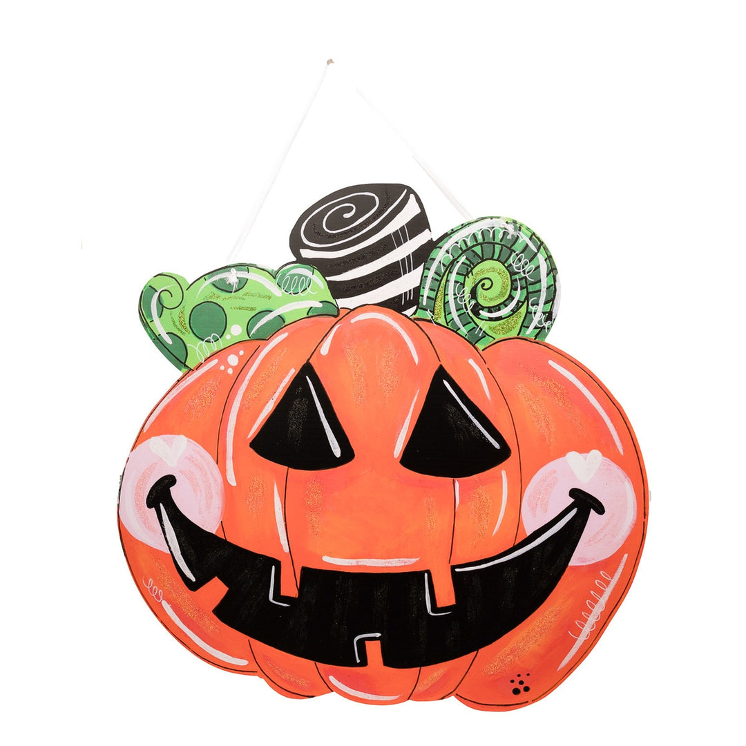 Jack O Lantern Door Hanger