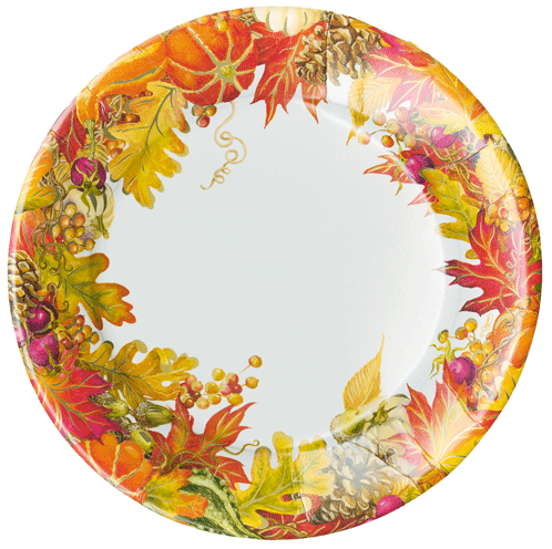 Harvest Garland Salad Plate