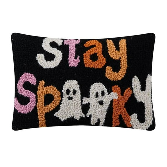 Stay Spooky Hooked Pillow