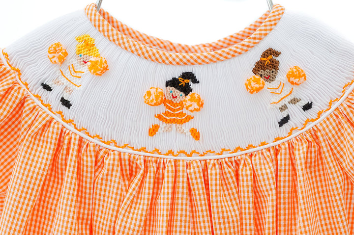 Cheerleaders Smocked Dress