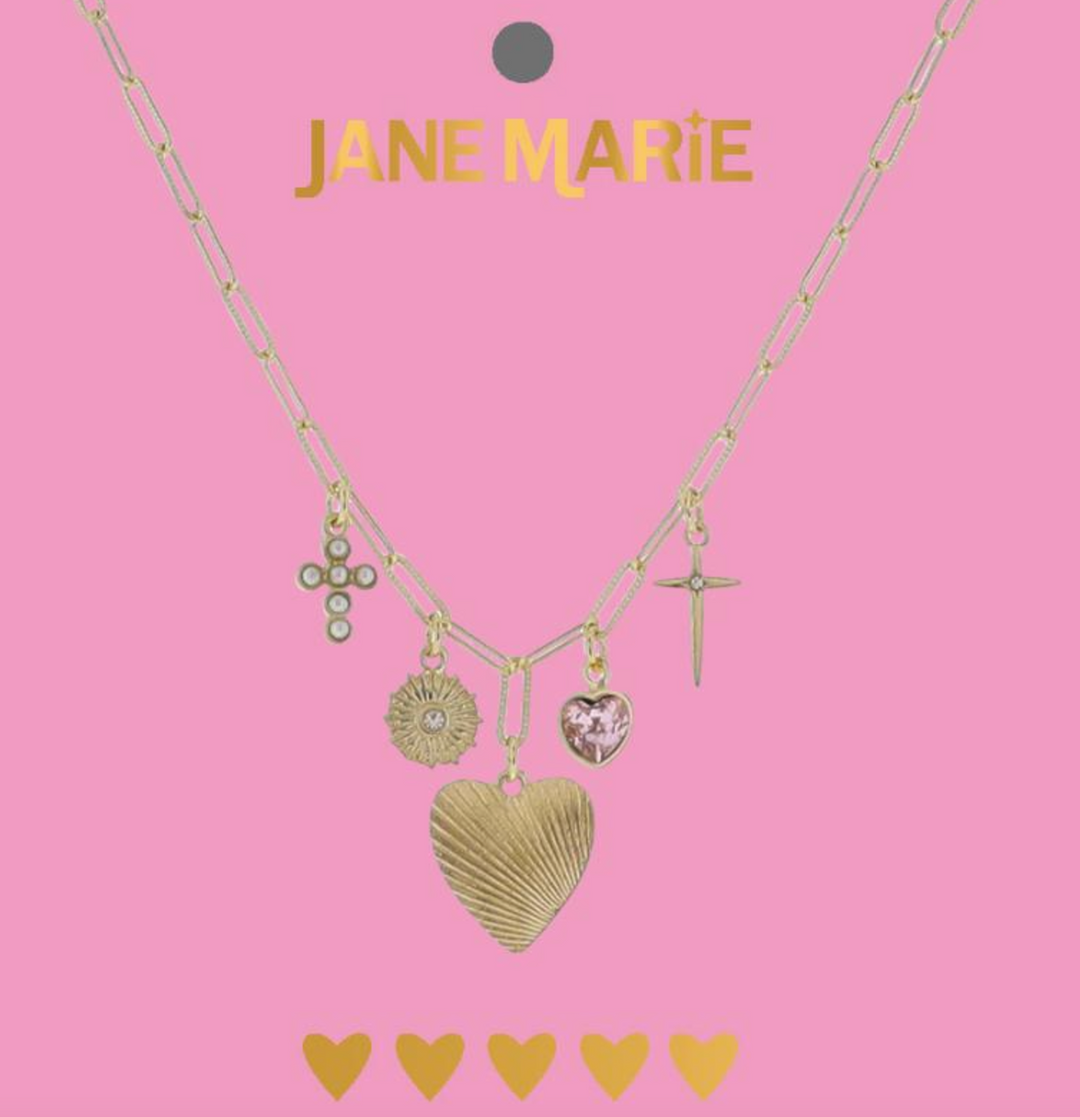 Paperclip Charm Chain Necklace
