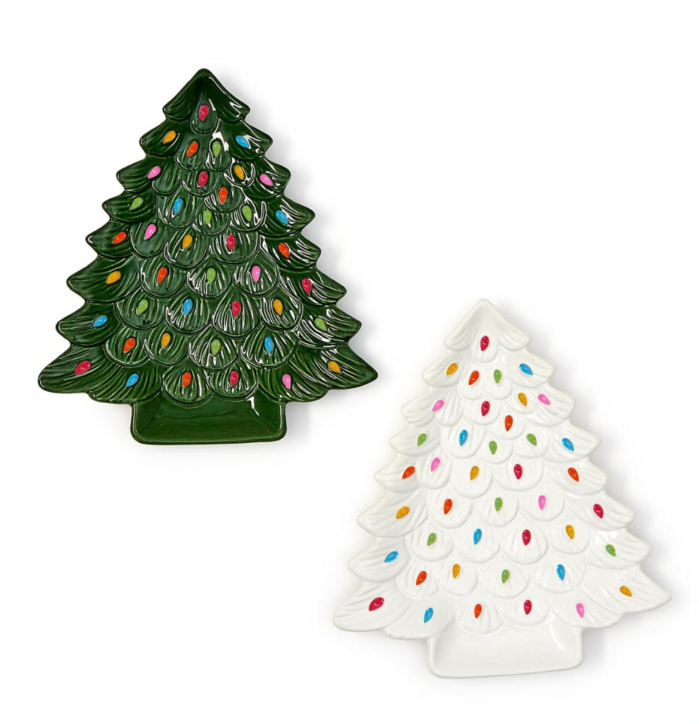 Vintage Tree Serving Plate