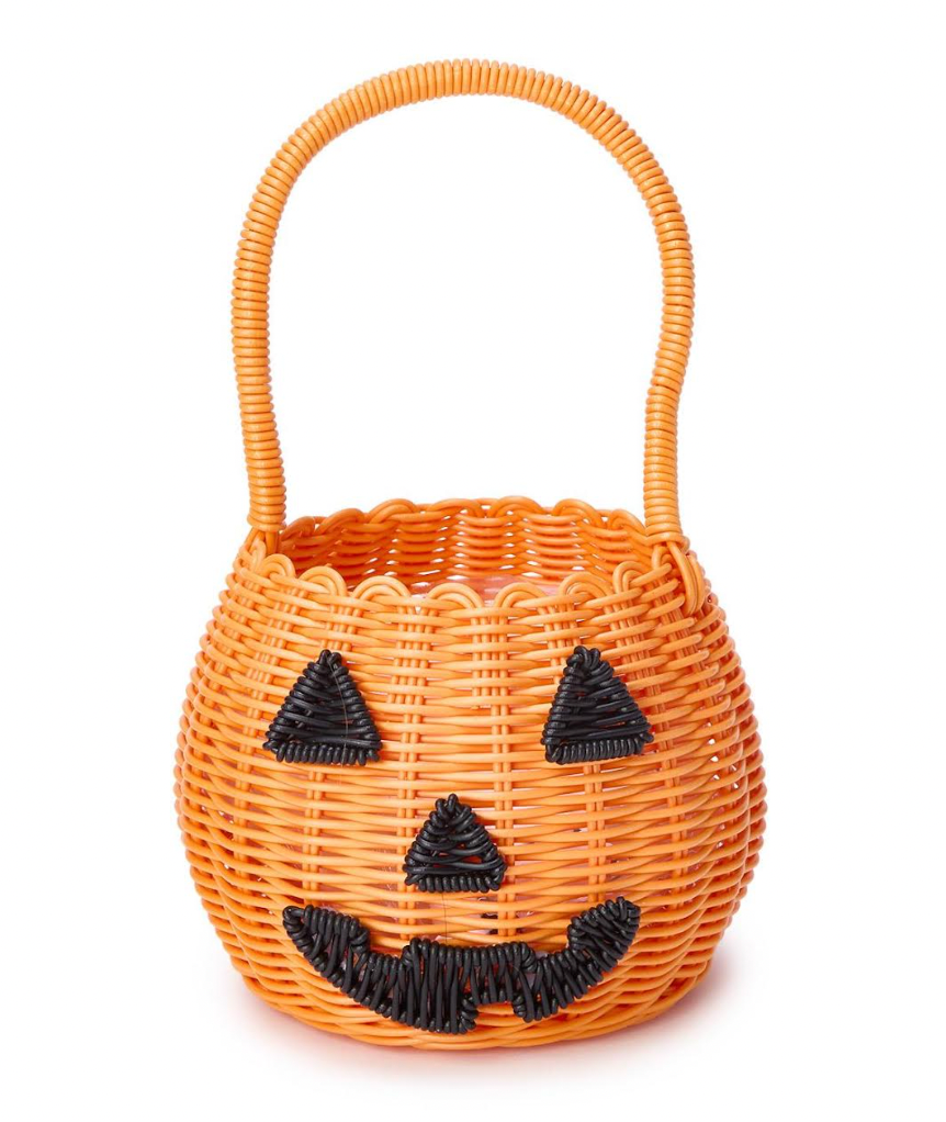 Wicker Jack O' Lantern Basket