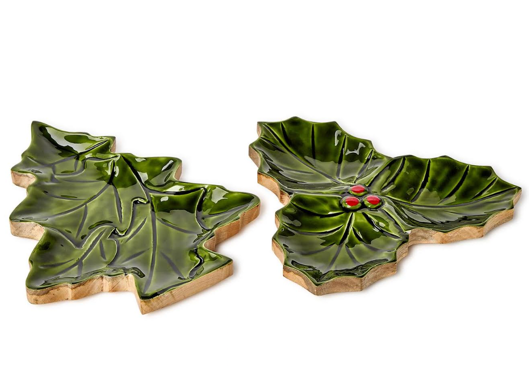 'Tis the Season Serving Trays