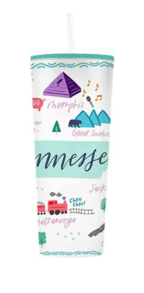 Tennessee Straw Tumbler