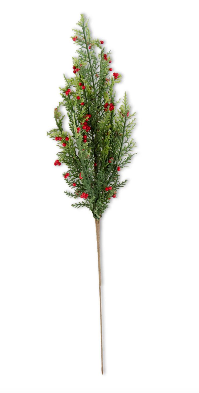 Pine Pepper Berry Real Touch Stem