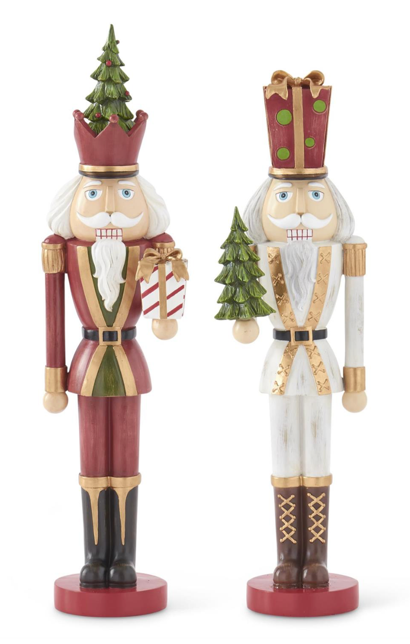 White & Gold Soldiers Holding Tree
