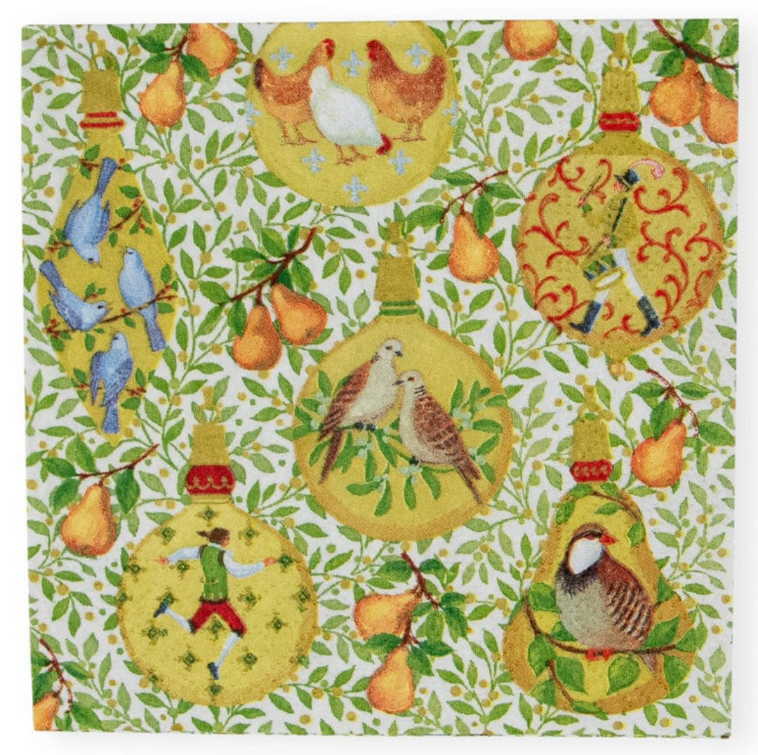 In a Pear Tree Napkin
