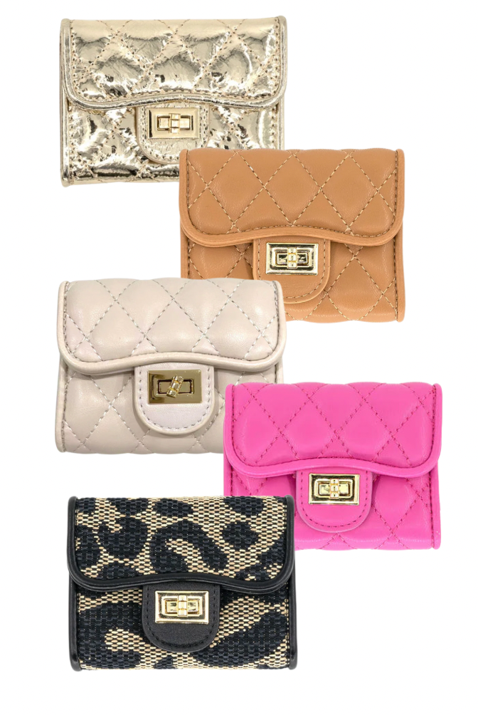 Quilted Card Holder/Wallet
