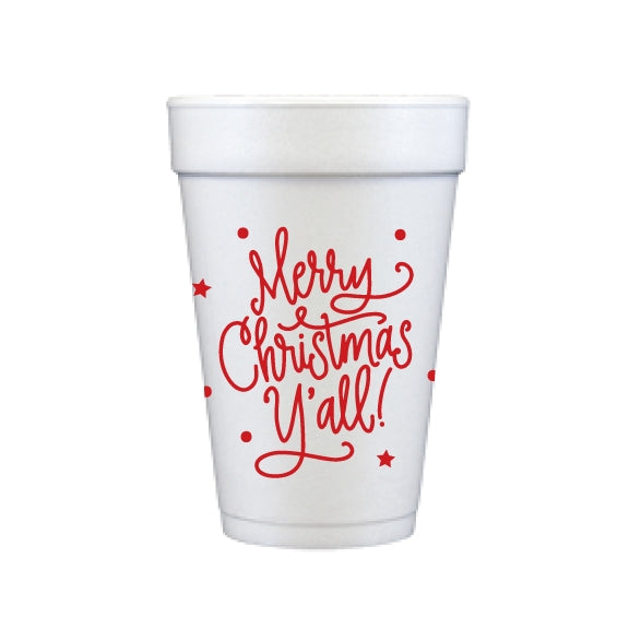 Merry Christmas Y'all Cups