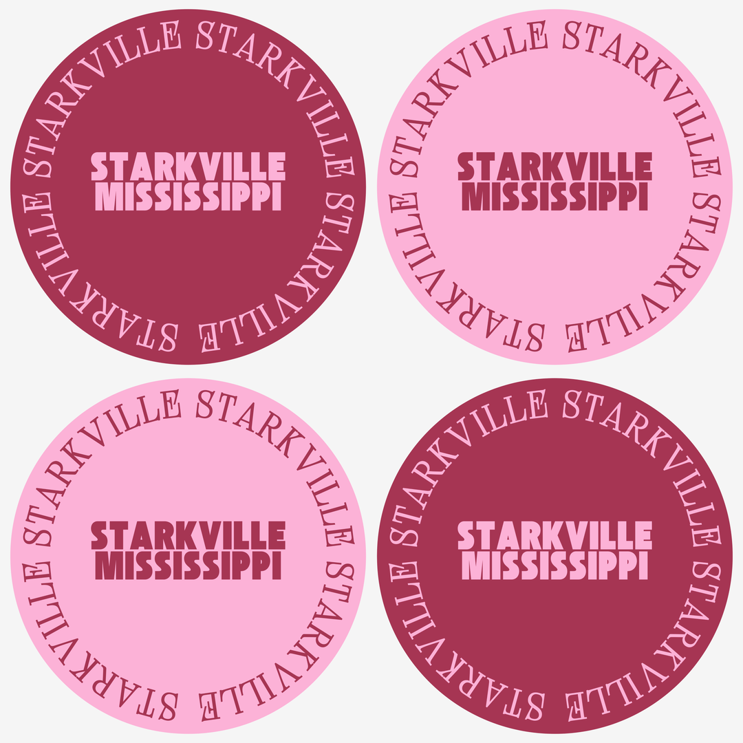 Starkville Mississippi Acrylic Coasters